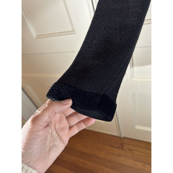 Vintage The Quacker Factory Snowman Christmas Sweater Ugly Christmas Black XL - Picture 4 of 11